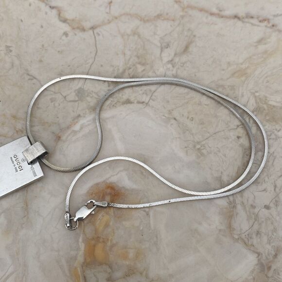 Gucci 925 Sterling Silver “Scorpio” Zodiac Pendant & Chain Unisex - Picture 8 of 16